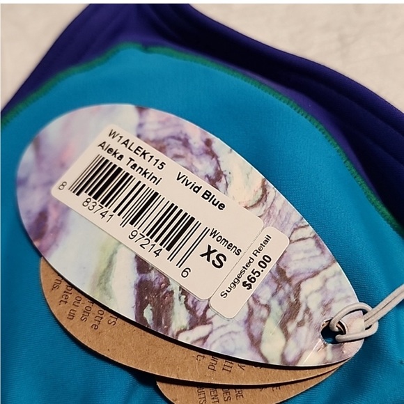 NWT! Gorgeous blue Prana Tankini - Picture 4 of 7